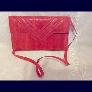 Super Chic PINK Snakeskin Bag